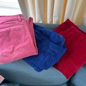 Talbots Flawless Five Pocket Courdory Pants 3PK